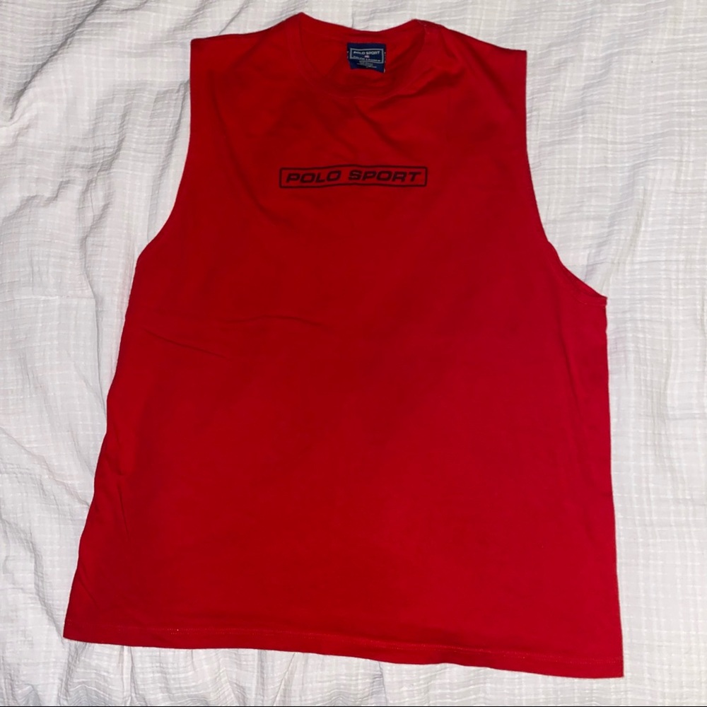 Vintage Ralph Lauren polo sport tank muscle t